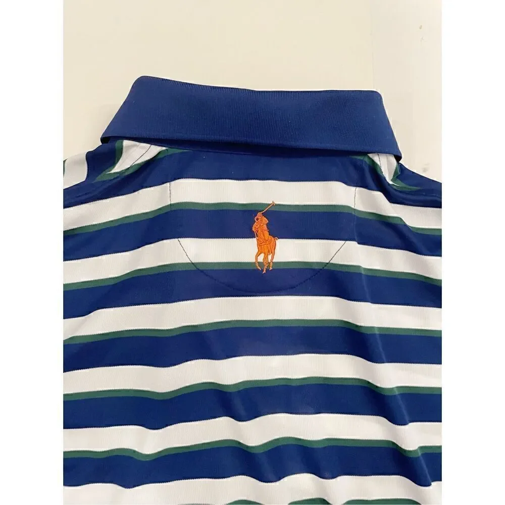 Ralph Lauren Polo Kiawah Golf Ocean Course Stripe Size Large PGA